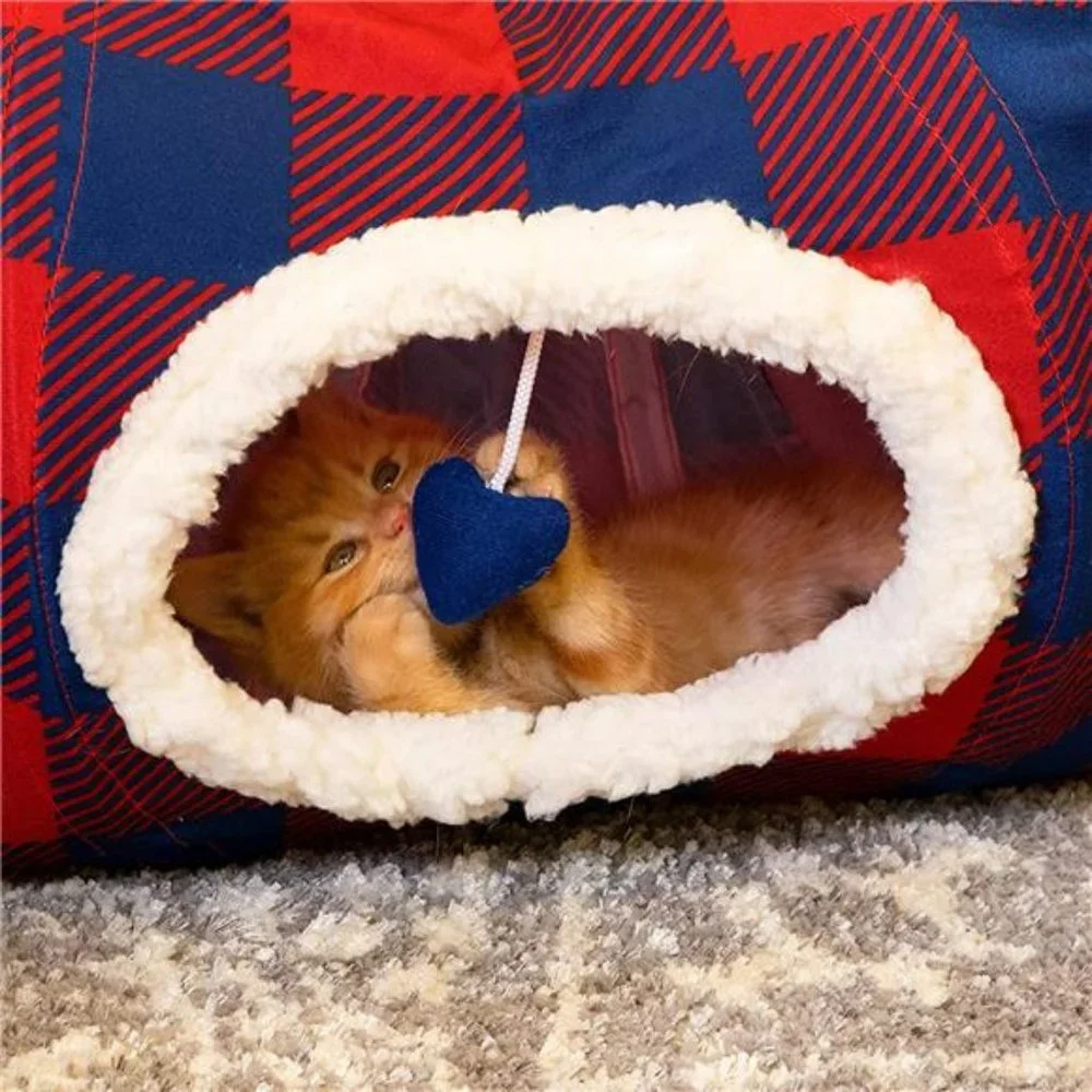 Kitty City Large Cat Tunnel Bed, Cat Bed, Pop Up Bed, Cat Toys